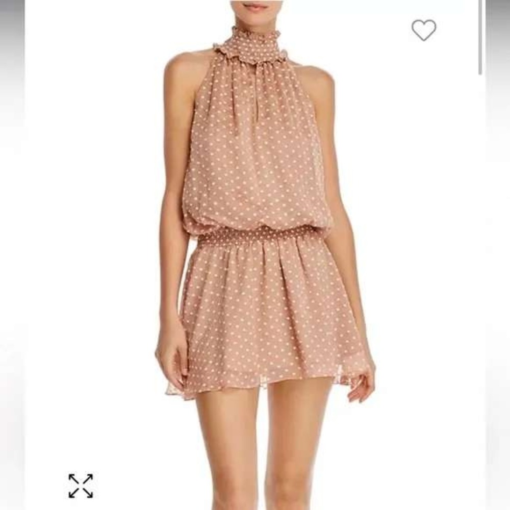 Amanda Uprichard Halter Mini Dress Revolve Polka Dot Sleeveless‎ Women's M #20
